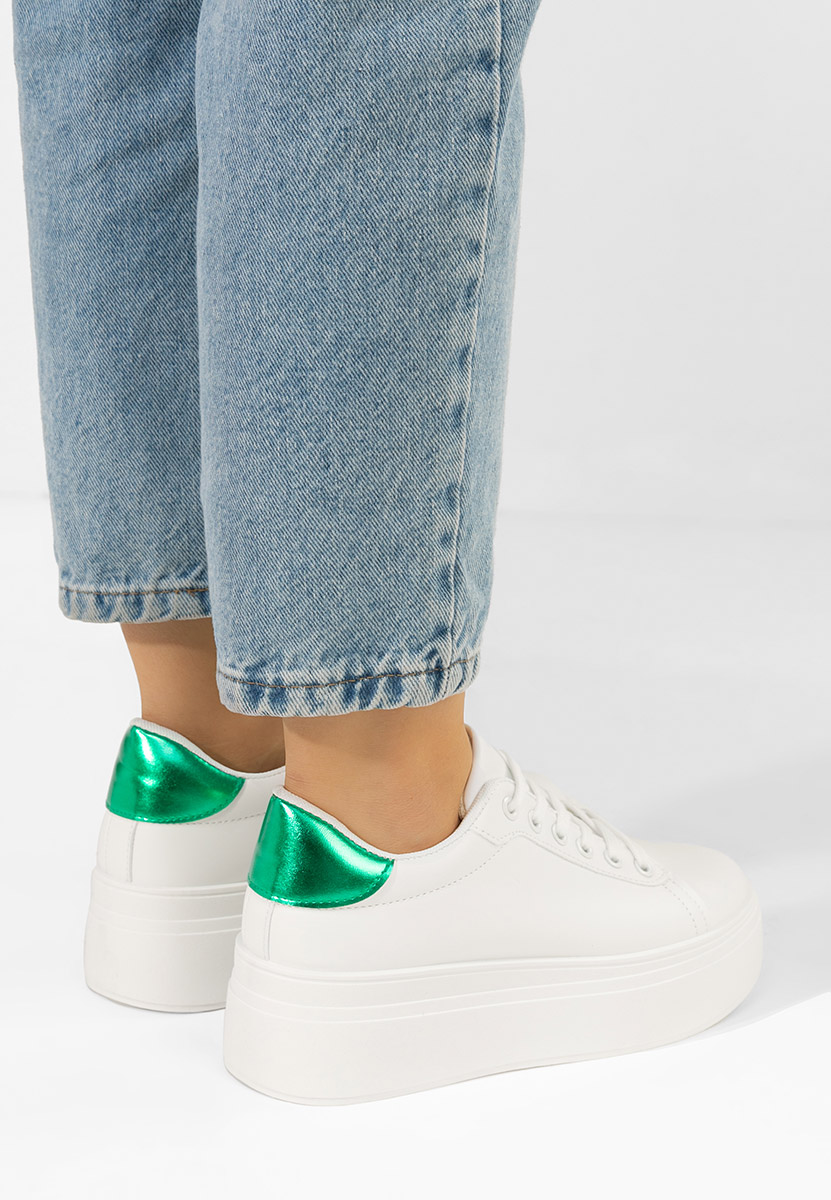 Sneakers με πλατφόρμα Albea V3 λευκά