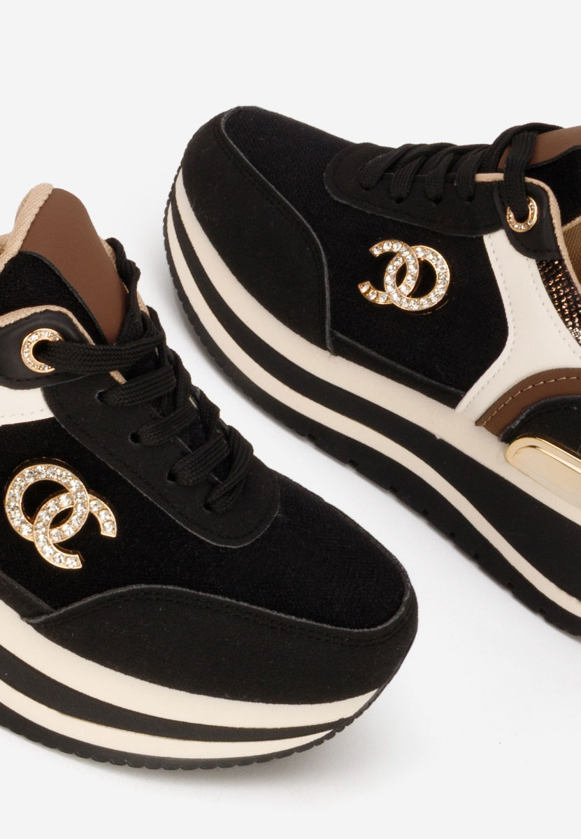 Sneakers με πλατφόρμα Liliza μαύρα