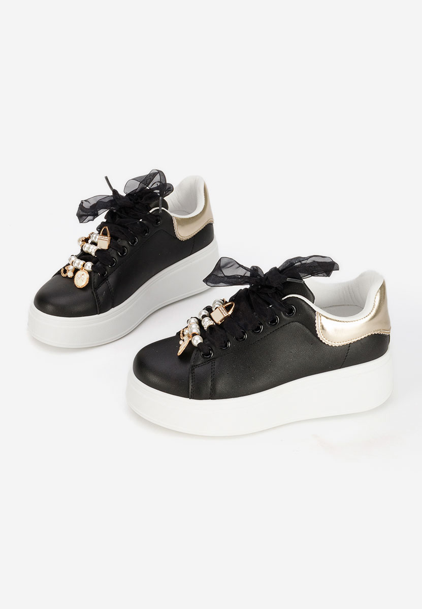 Sneakers με πλατφόρμα Cellia μαύρα