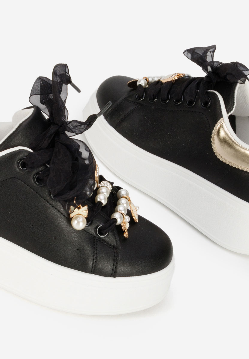 Sneakers με πλατφόρμα Cellia μαύρα