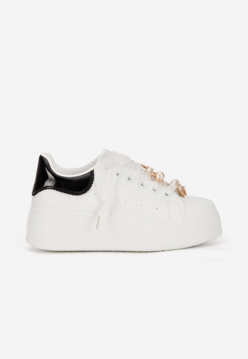 Sneakers με πλατφόρμα Cellia λευκά