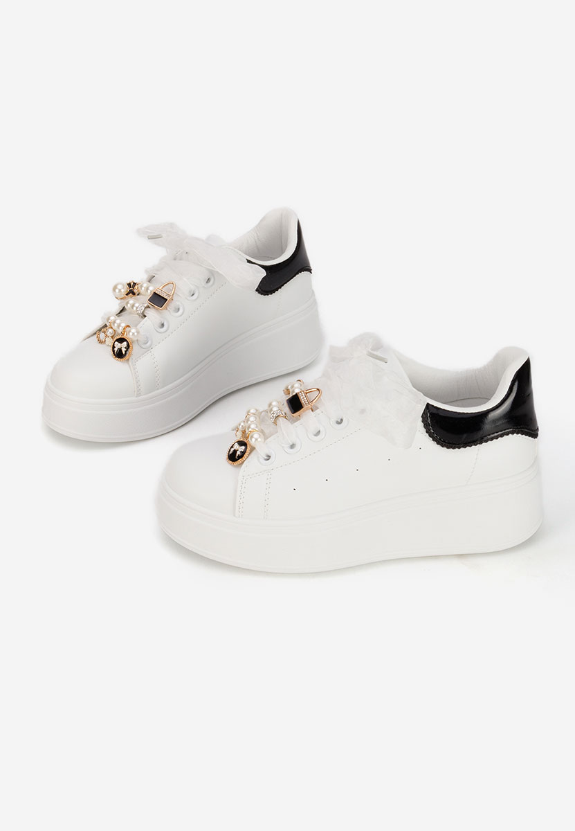 Sneakers με πλατφόρμα Cellia λευκά