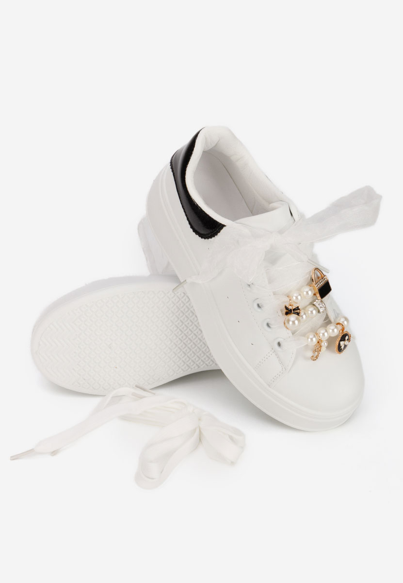 Sneakers με πλατφόρμα Cellia λευκά