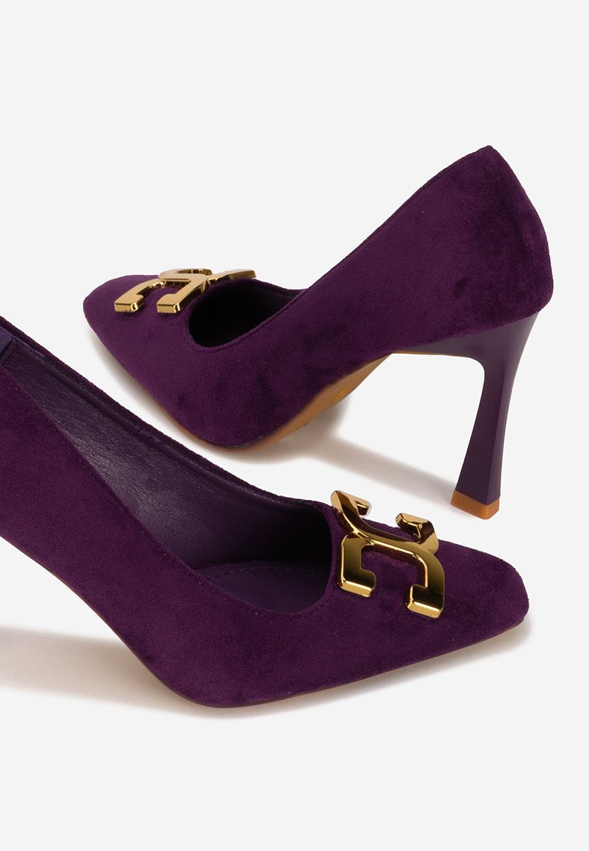 Γόβες στιλέτο Cenia μωβ