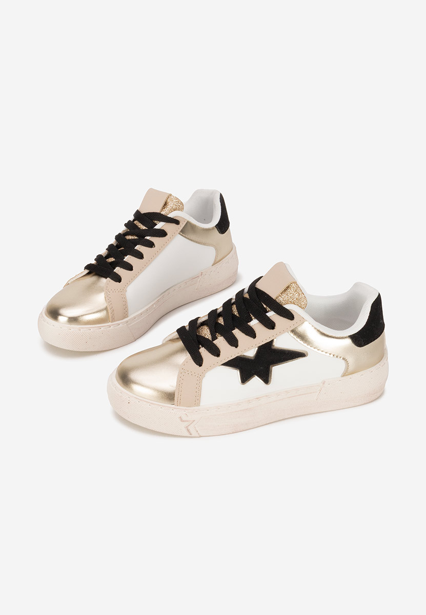 Sneakers γυναικεια Steliana χρυσο