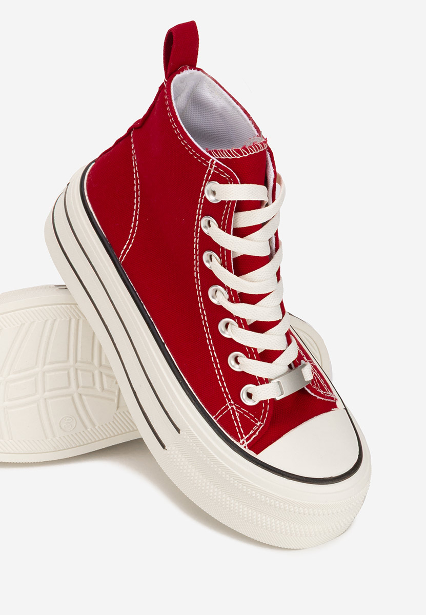 Γυναικεία πανινα πλατφόρμες Kimala V3 κοκκινο