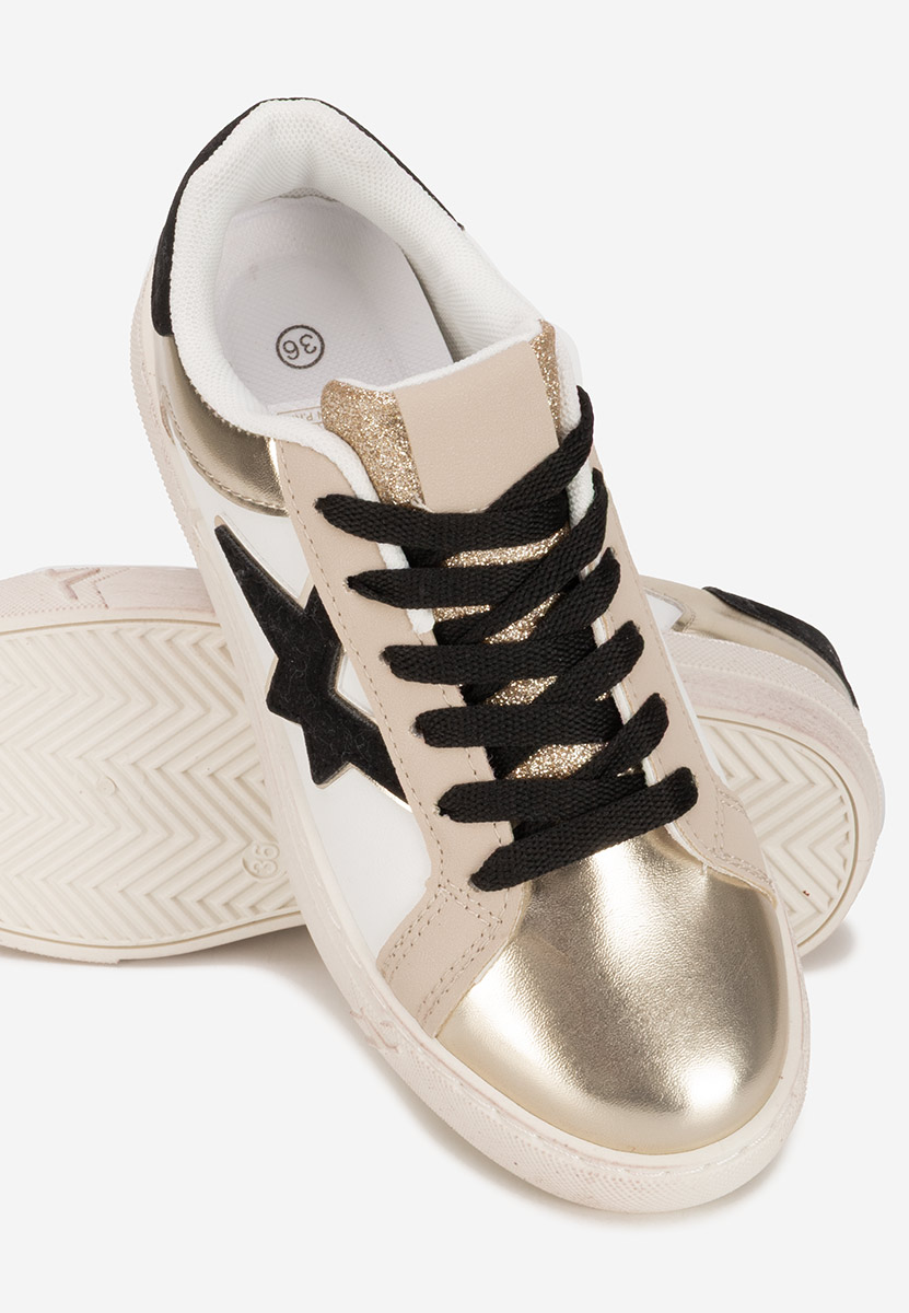 Sneakers γυναικεια Steliana χρυσο