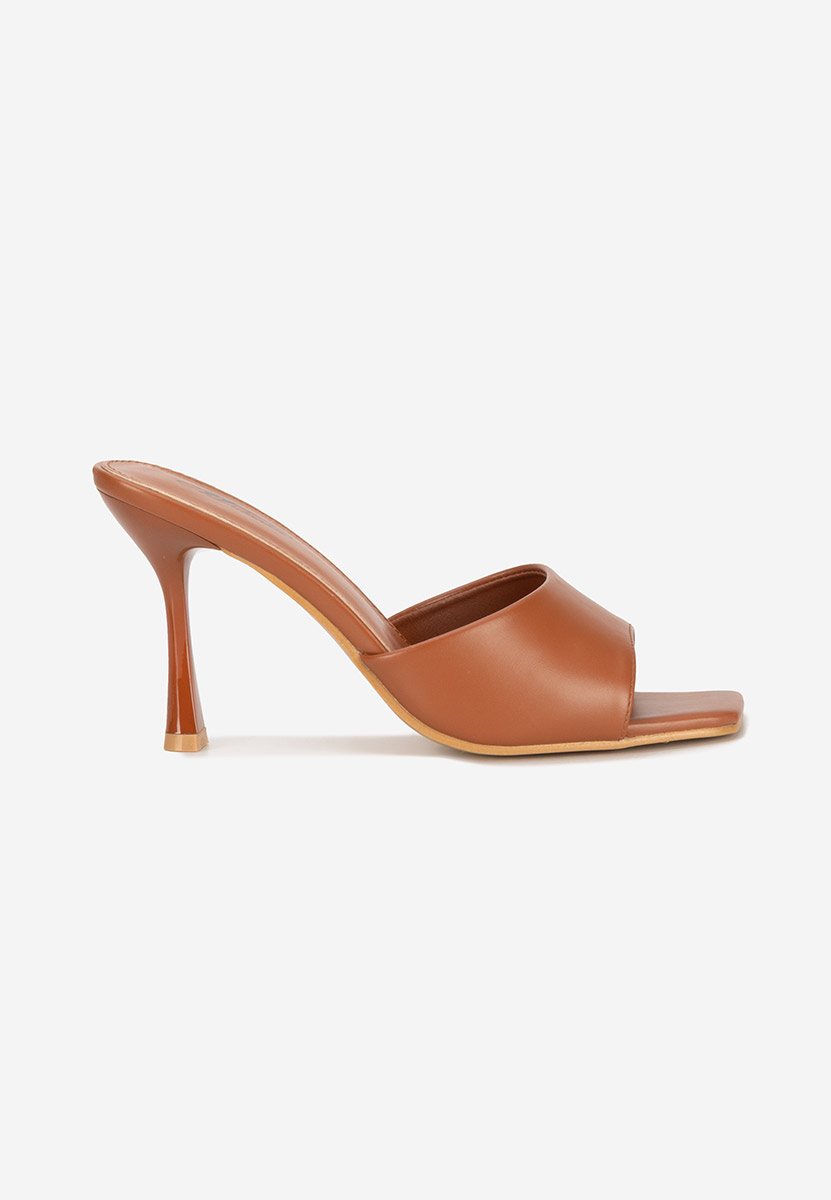 Mule με τακούνι Eliseia V2 ταμπά