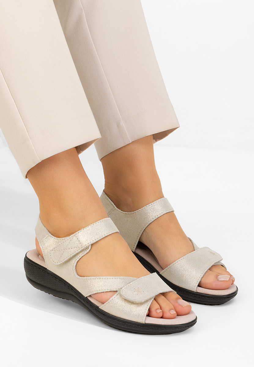 Σανδάλια δερματινα Cruella χρυσα