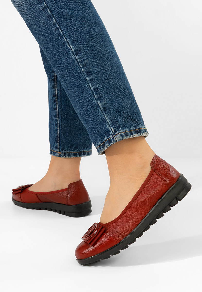 Μπαλαρίνες δερματινεσ Demarisa μπορντό