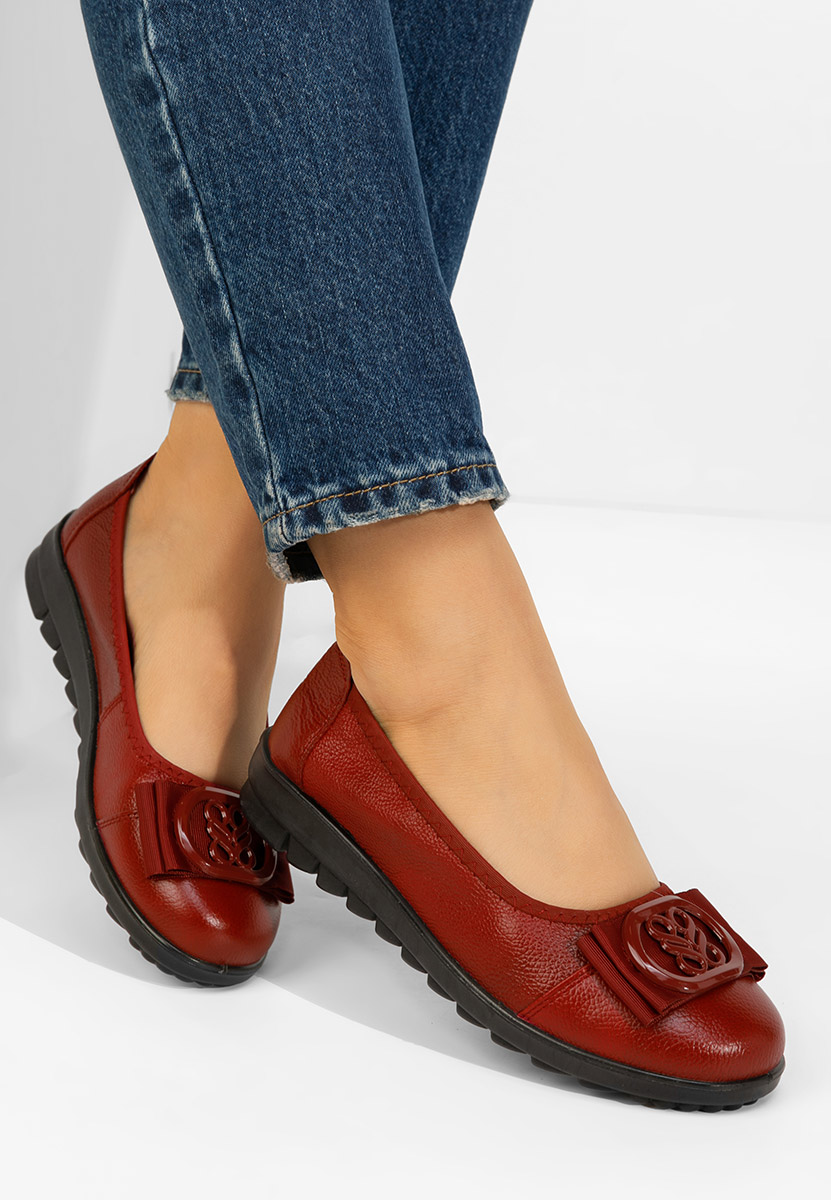 Μπαλαρίνες δερματινεσ Demarisa μπορντό