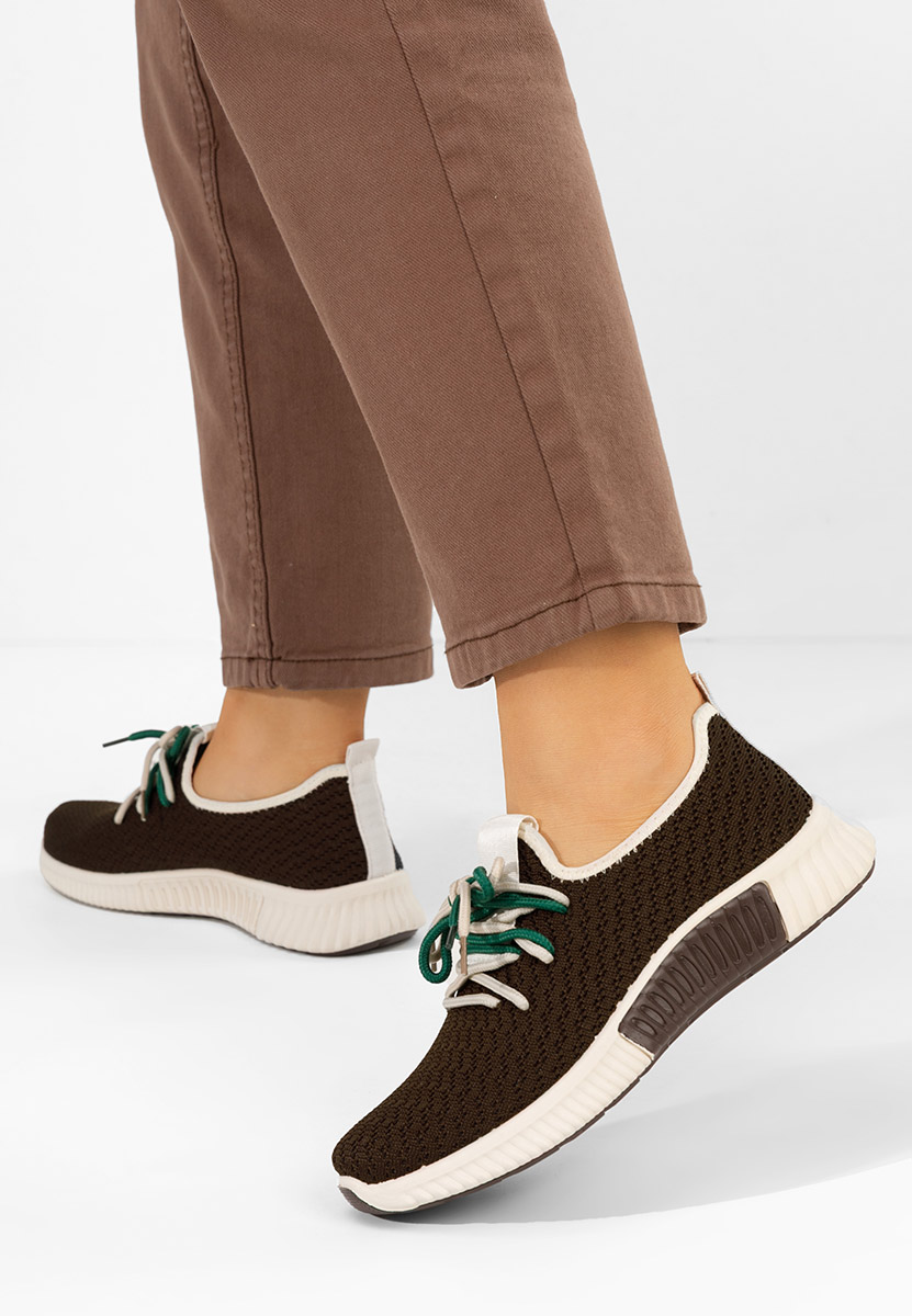 Sneakers γυναικεια Seronia καφε