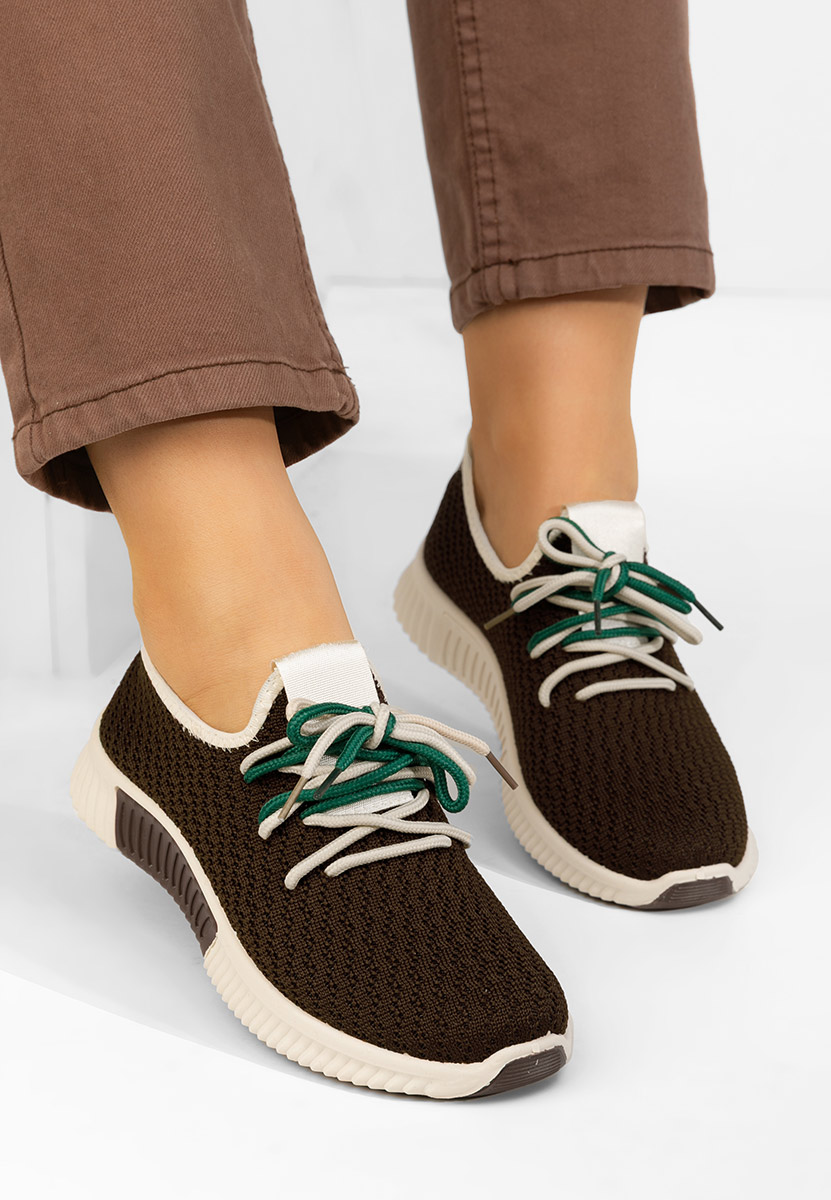 Sneakers γυναικεια Seronia καφε