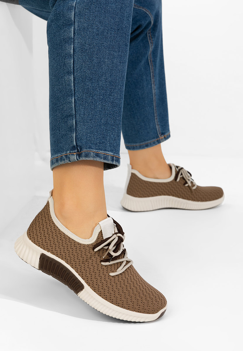 Sneakers γυναικεια Seronia V2 καφε