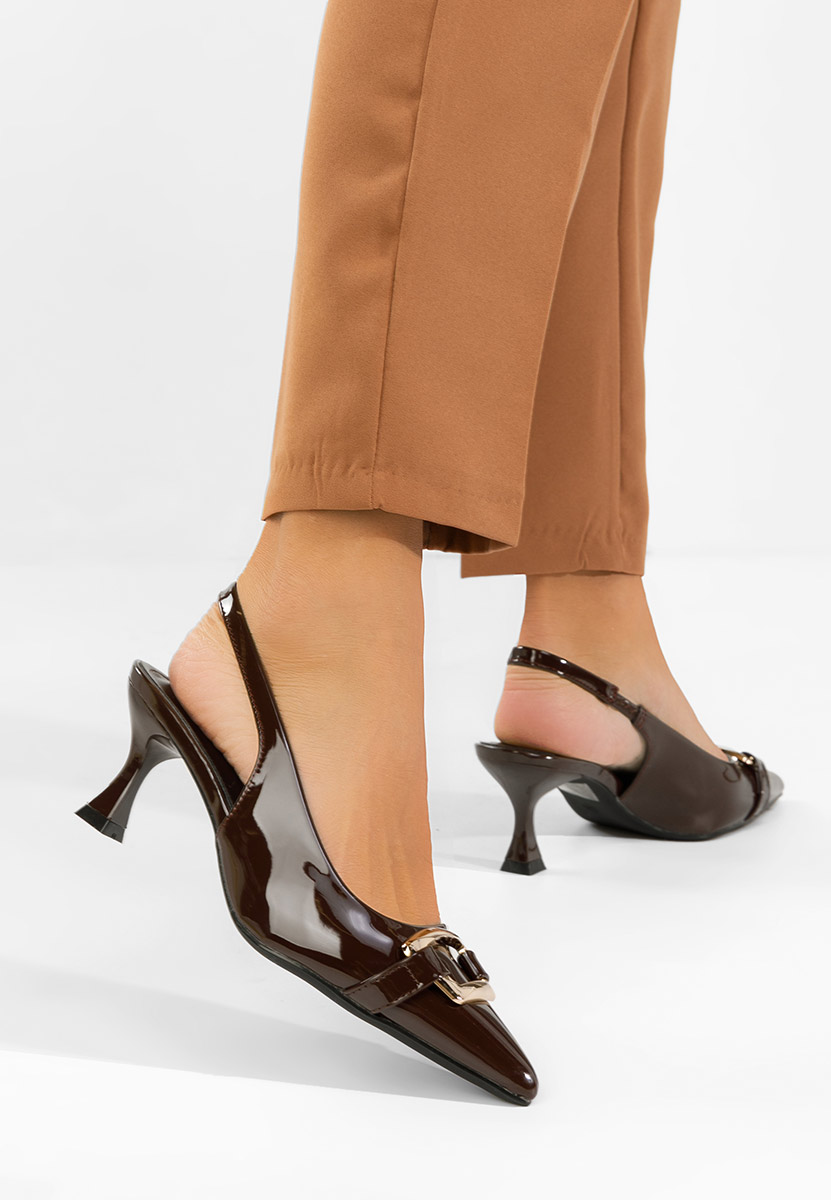 Γόβες slingback Giulietta καφε