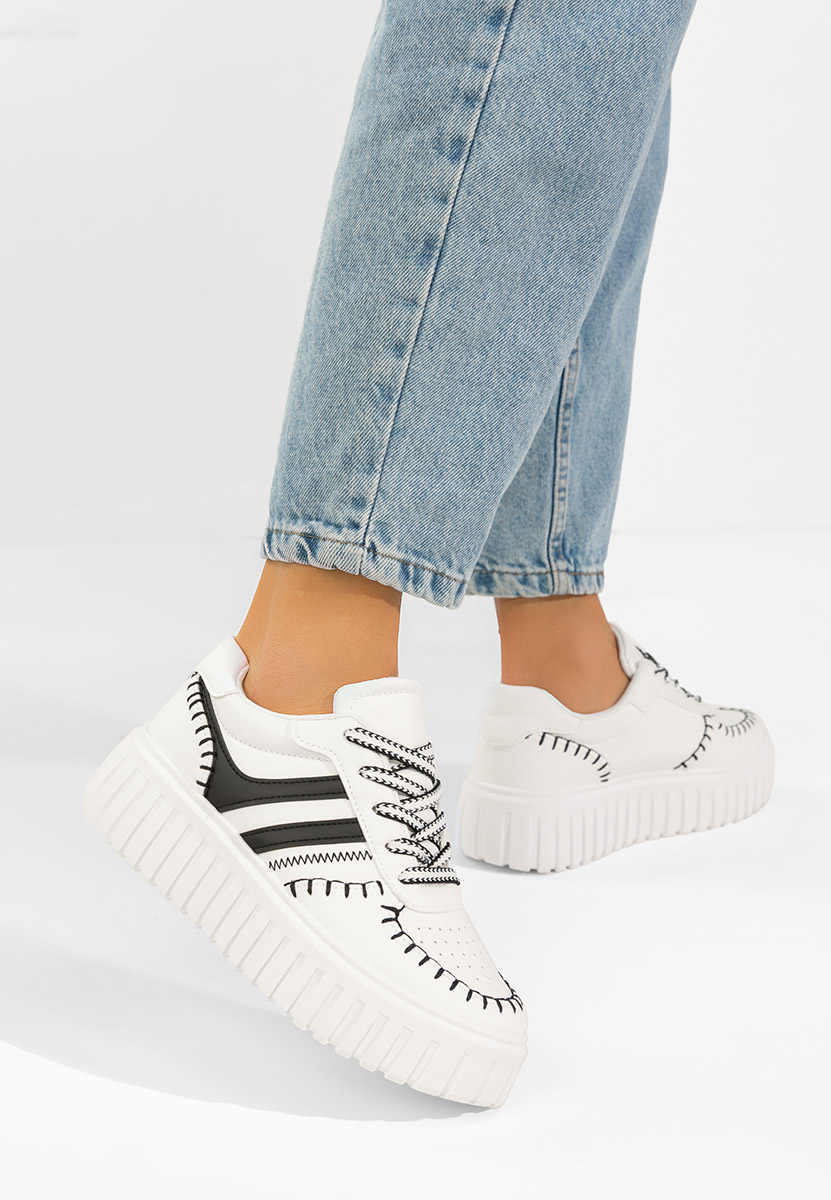 Sneakers με πλατφόρμα Brandie V2 λευκά
