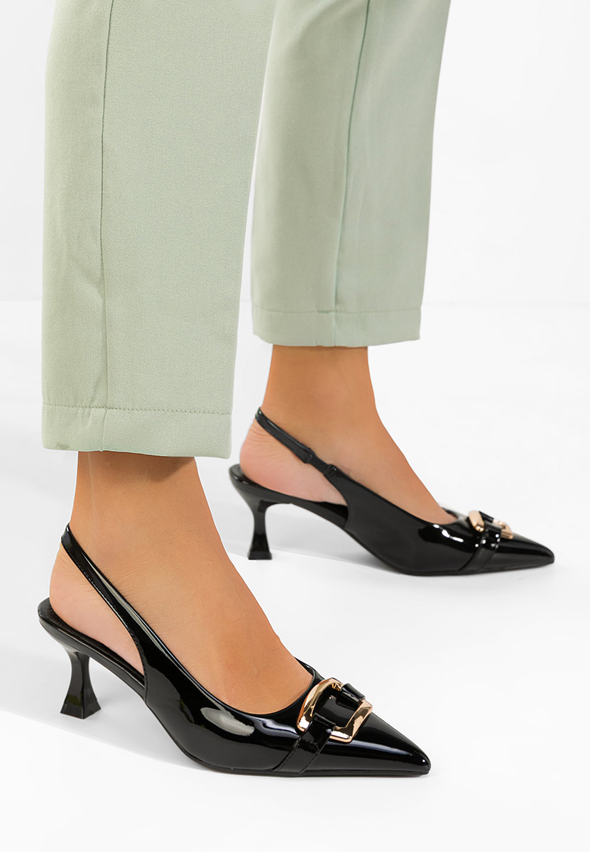 Γόβες slingback Giulietta μαύρα