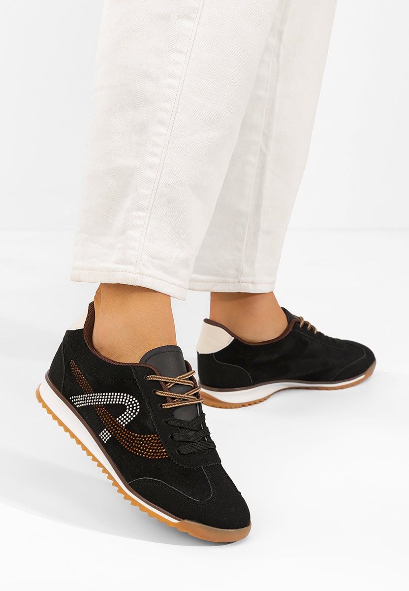 Sneakers γυναικεια Sirimia μαύρα