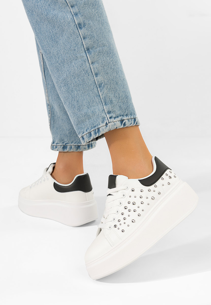 Sneakers με πλατφόρμα Lindalia λευκά