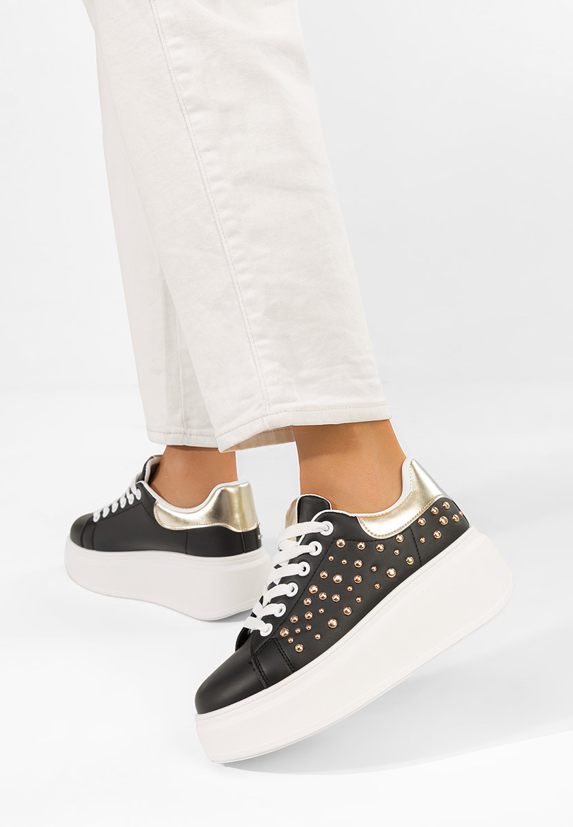 Sneakers με πλατφόρμα Lindalia μαύρα