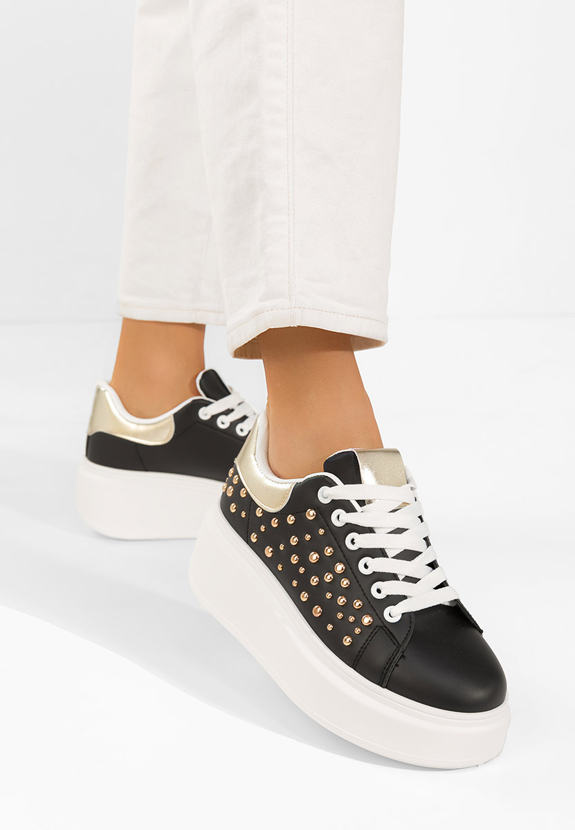 Sneakers με πλατφόρμα Lindalia μαύρα