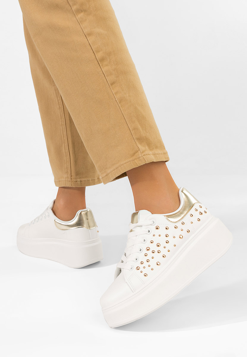 Sneakers με πλατφόρμα Lindalia V3 λευκά