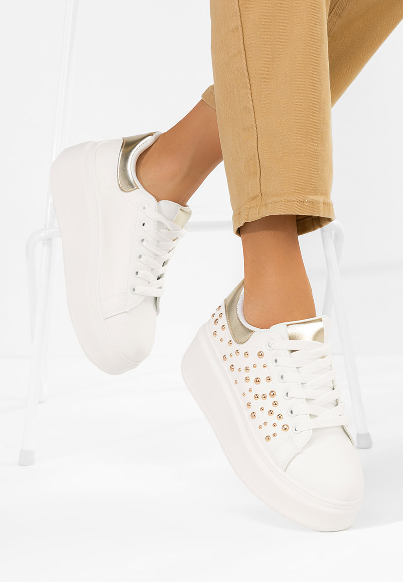 Sneakers με πλατφόρμα Lindalia V3 λευκά