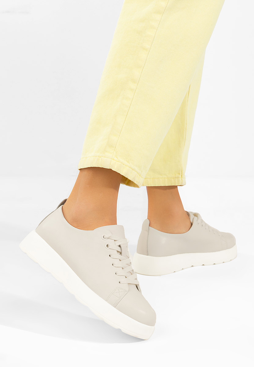 Sneakers γυναικεια δερματινα Rocsana λευκά