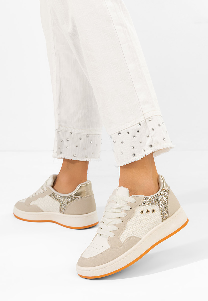 Sneakers γυναικεια Nerina μπεζ