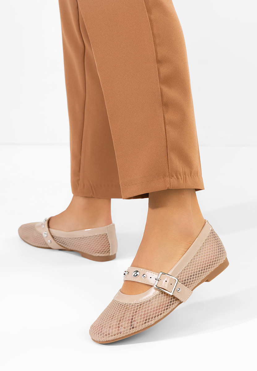 Γυναικεία μπαλαρίνεσ Myara μπεζ