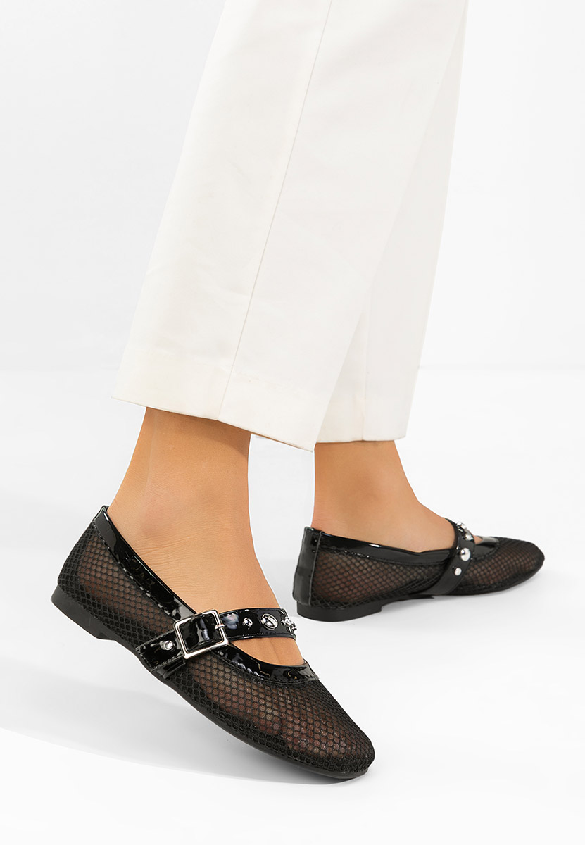 Γυναικεία μπαλαρίνεσ Myara μαύρα