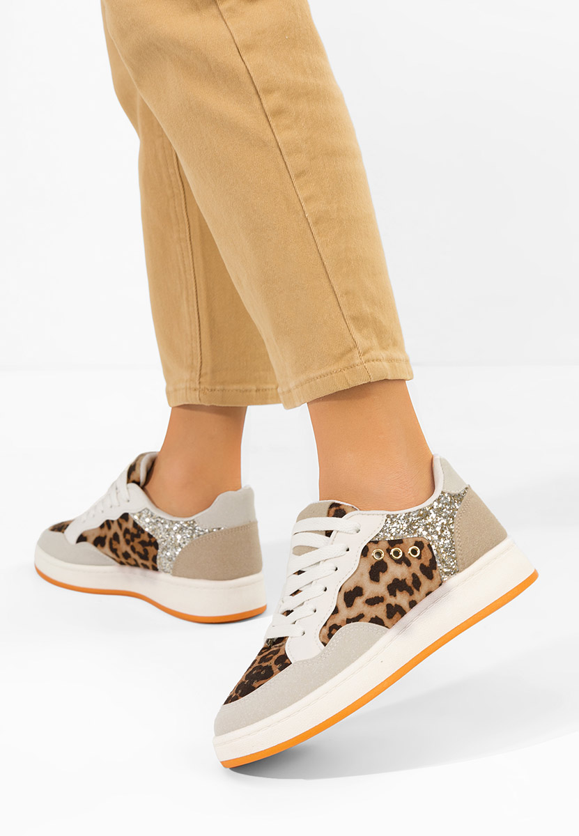 Sneakers γυναικεια Nerina λεοπαρ