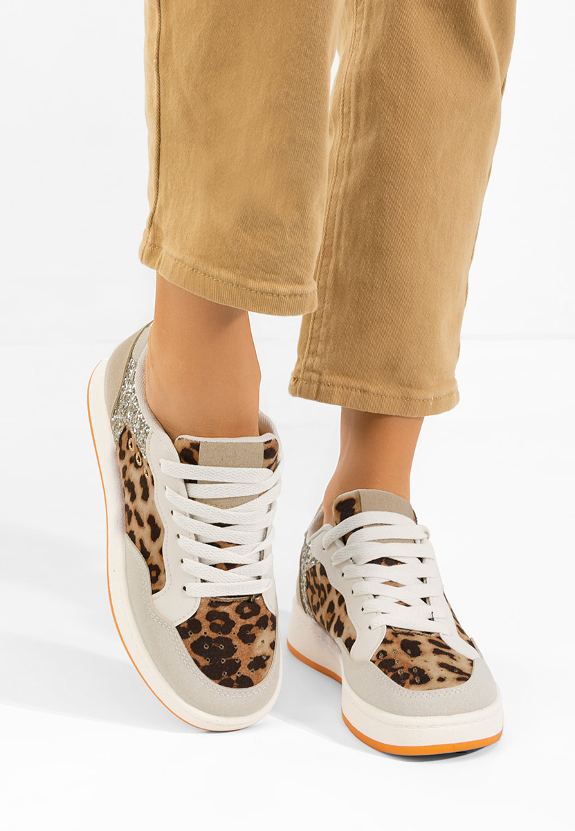 Sneakers γυναικεια Nerina λεοπαρ