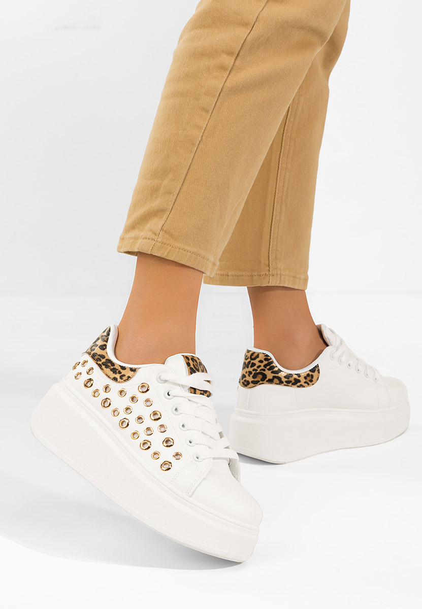 Sneakers με πλατφόρμα Anaya V6 λευκά