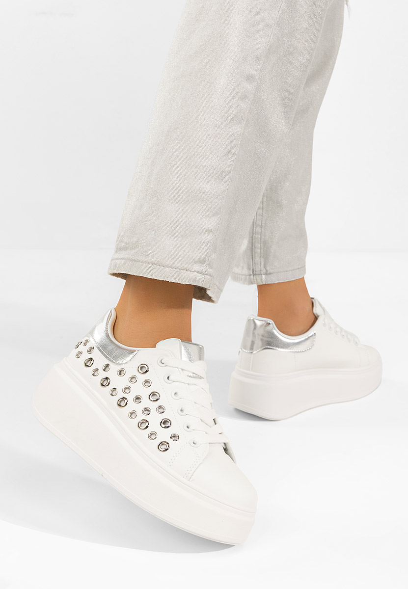 Sneakers με πλατφόρμα Anaya V4 λευκά
