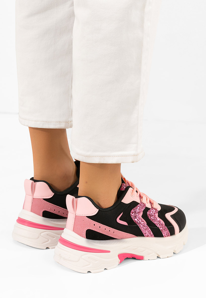 Sneakers με πλατφόρμα Odinea μαύρα