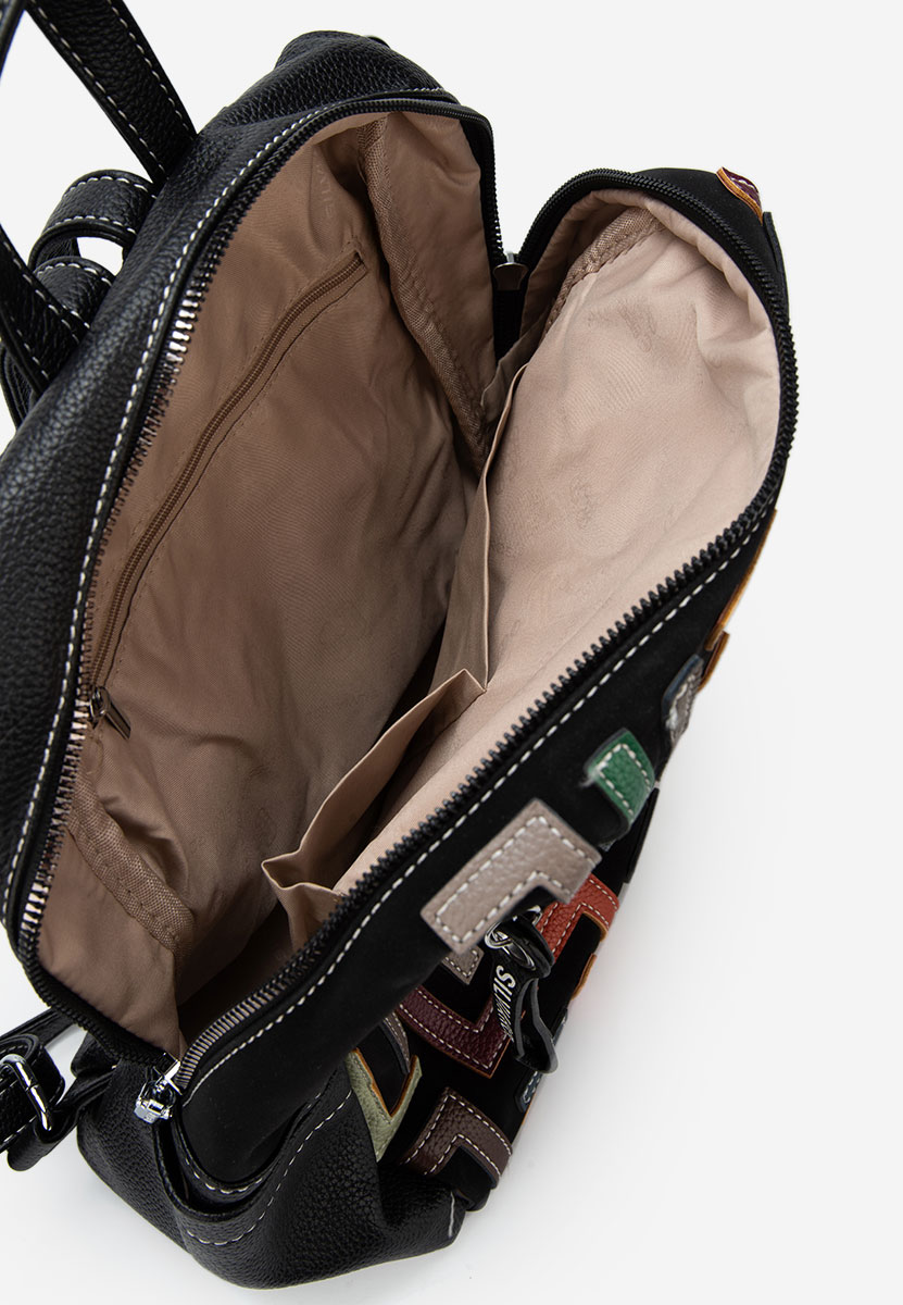 Γυναικείο σακίδιο Silvia Rosa 6129 Μαύρα