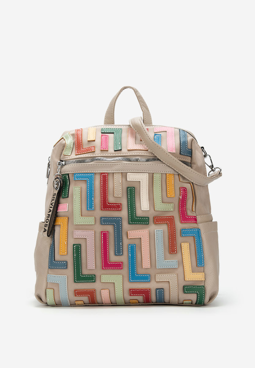 Γυναικείο σακίδιο Silvia Rosa 6129 V2 μπεζ