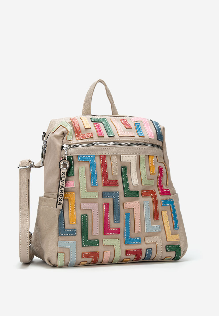 Γυναικείο σακίδιο Silvia Rosa 6129 V2 μπεζ