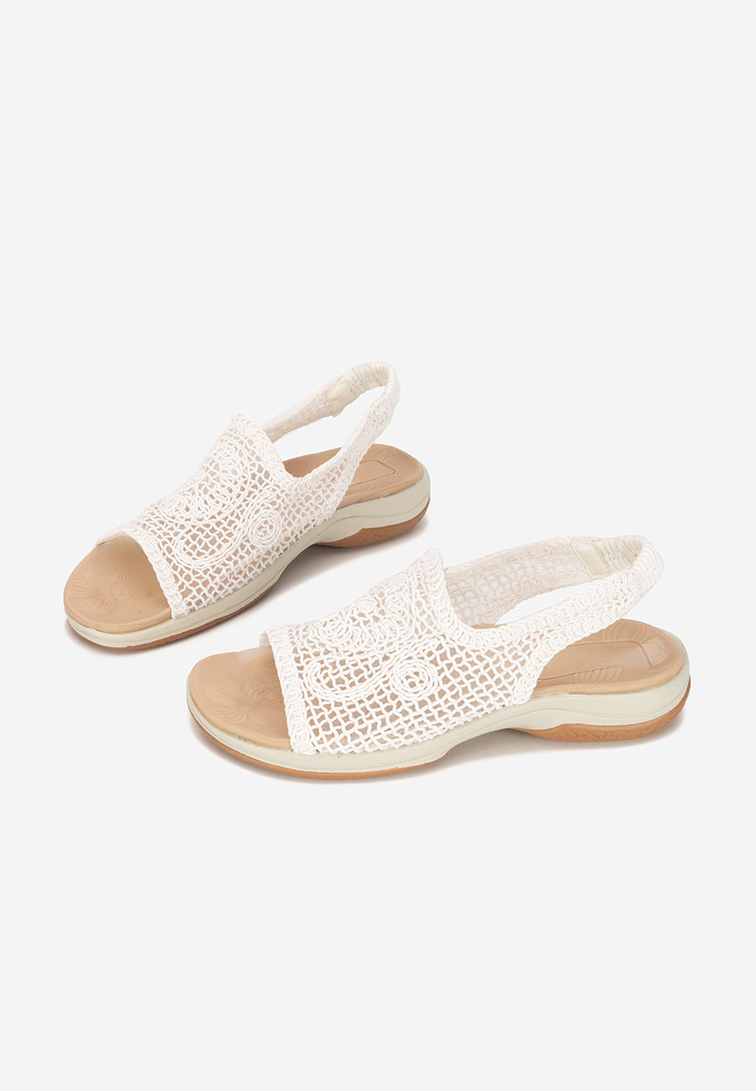 Γυναικεία σανδάλια Lalyana λευκά