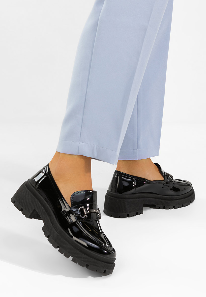 Loafers γυναικεια Elvilia μαύρα