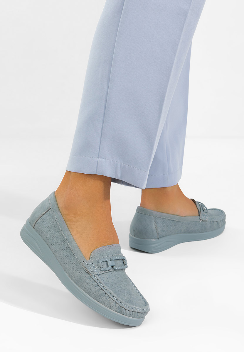 Μοκασίνια γυναικεια Ansleya μπλε