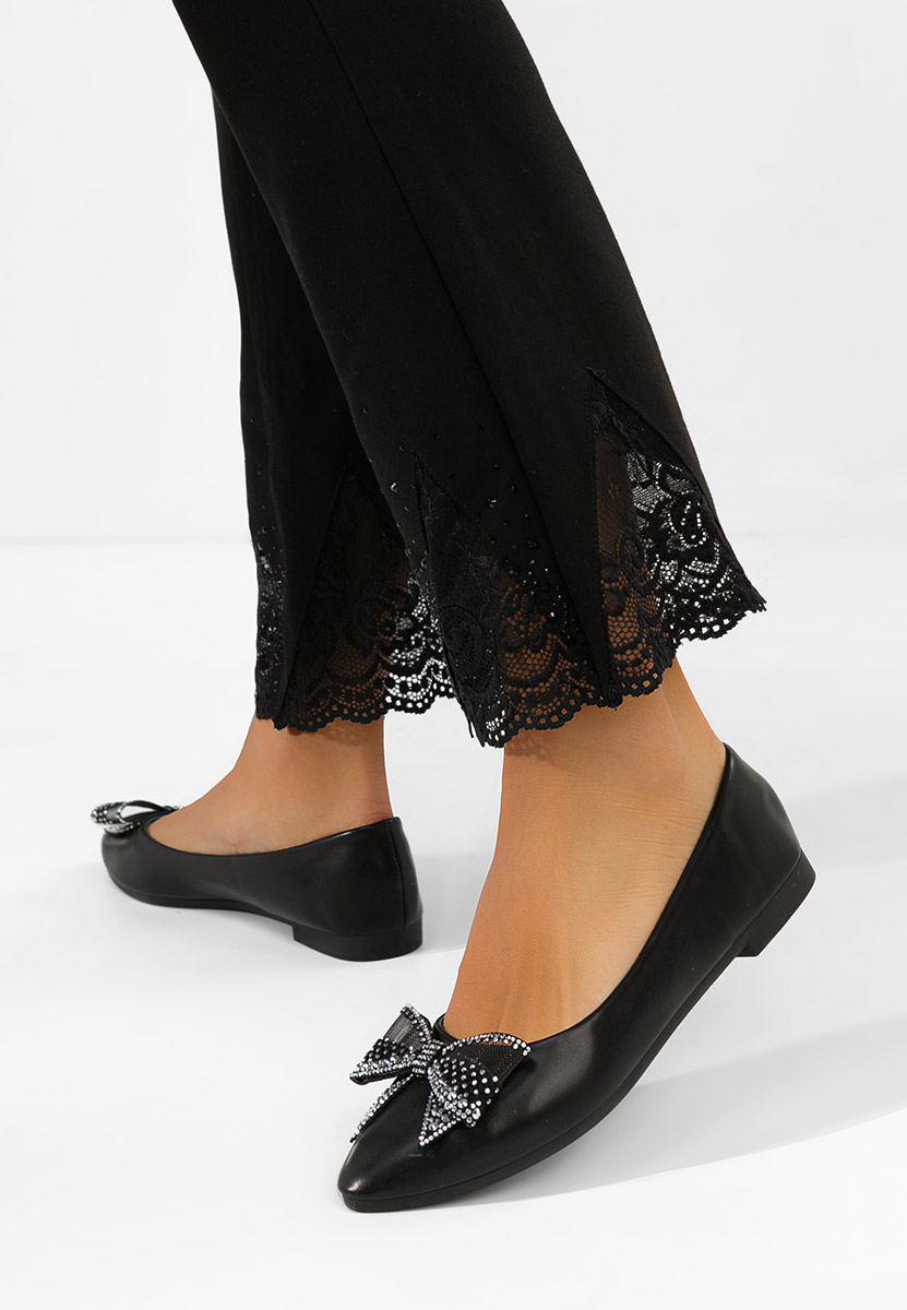 Γυναικείες μπαλαρίνες Marva μαύρα