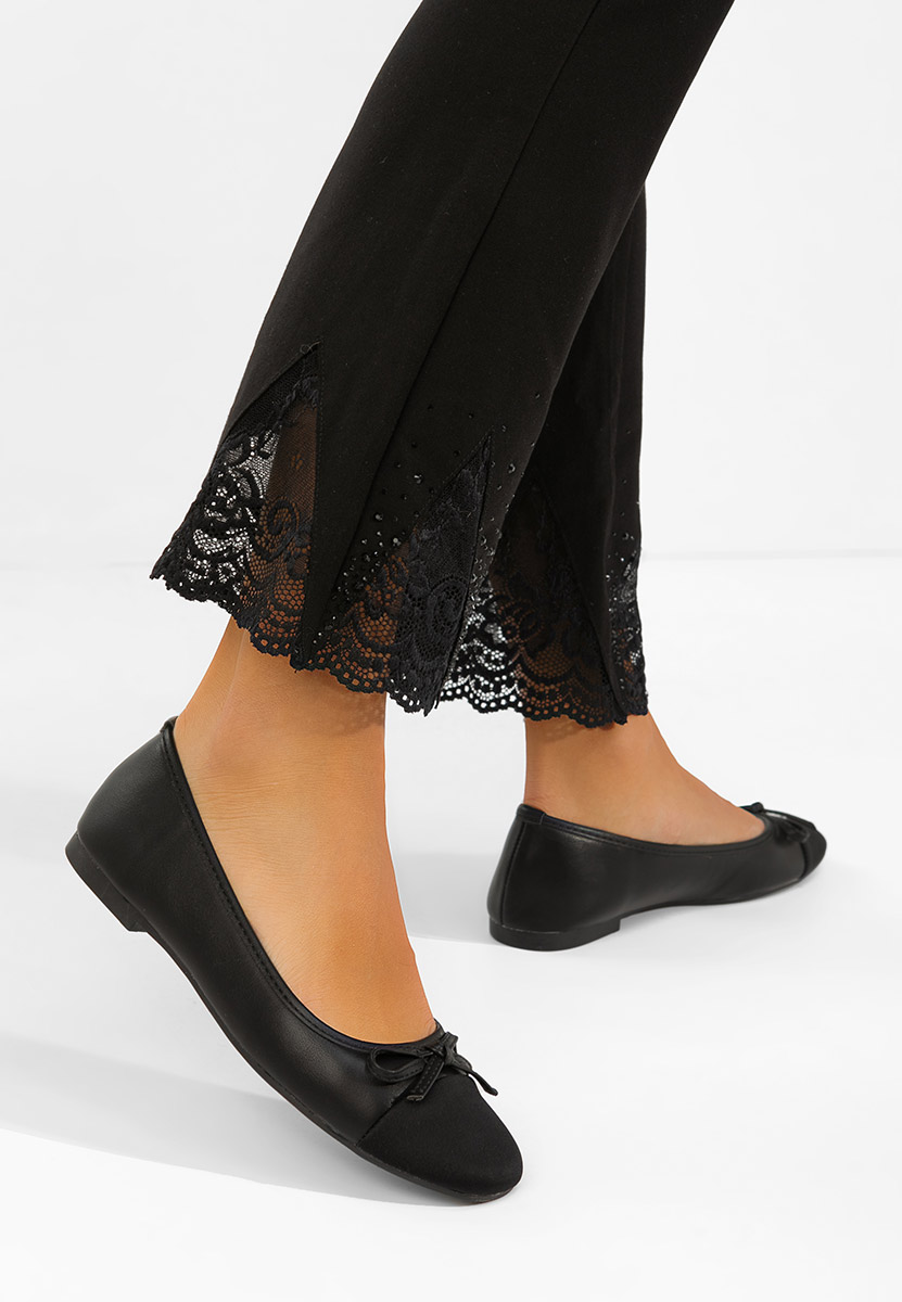Γυναικείες μπαλαρίνες Letiza μαύρα