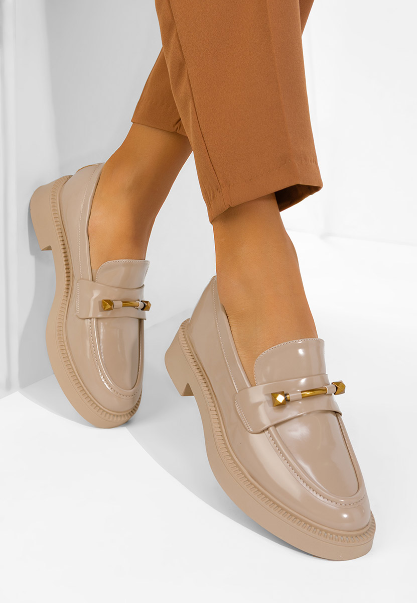 Loafers γυναικεια Letissia μπεζ