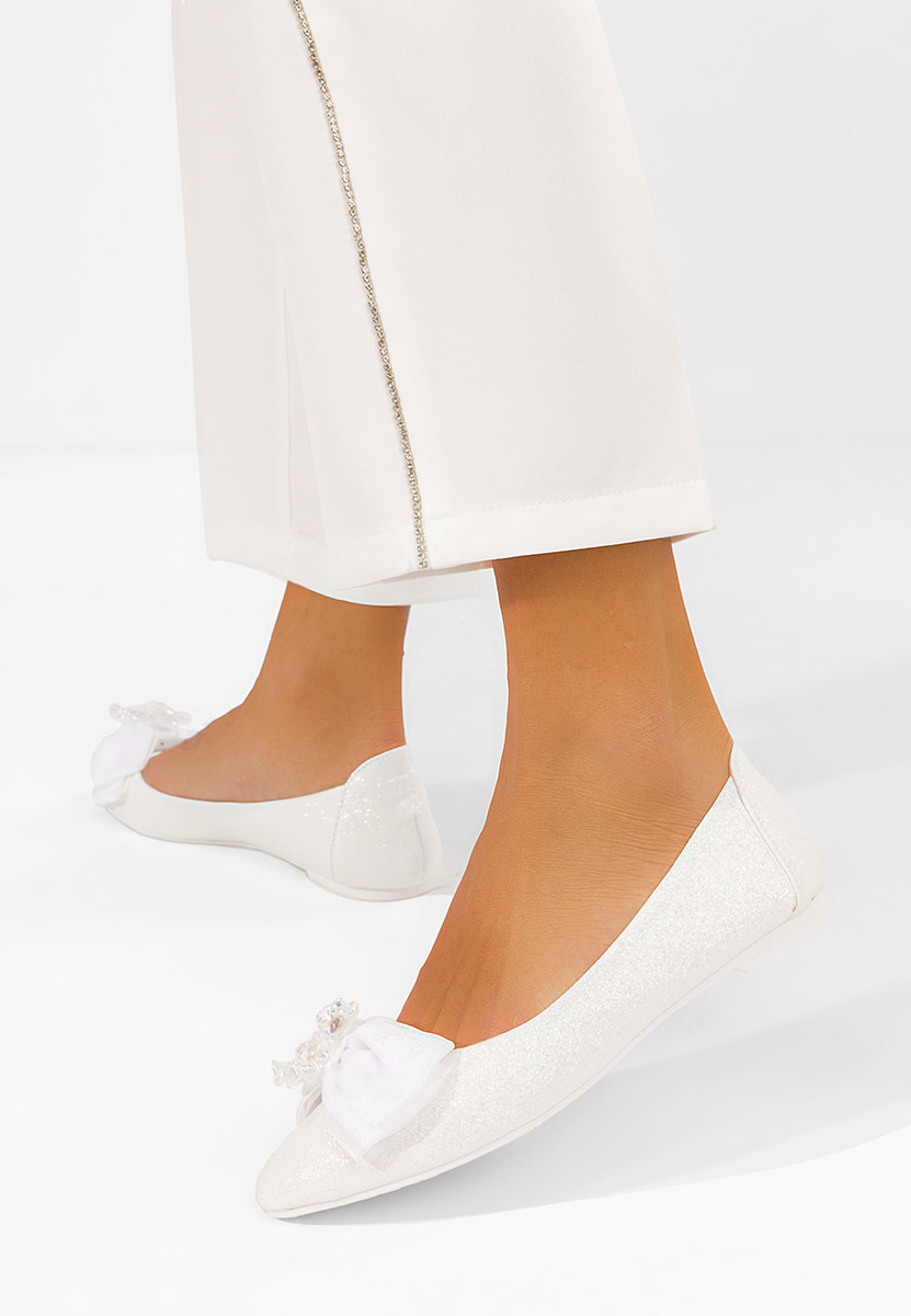Μπαλαρίνες Adelyma λευκά