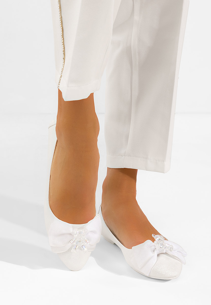 Μπαλαρίνες Adelyma λευκά