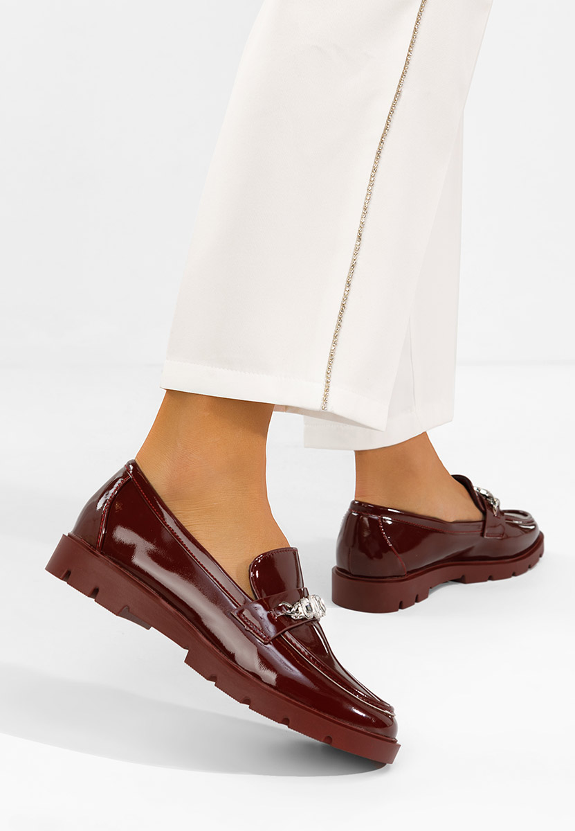 Loafers γυναικεια Anselia μπορντό