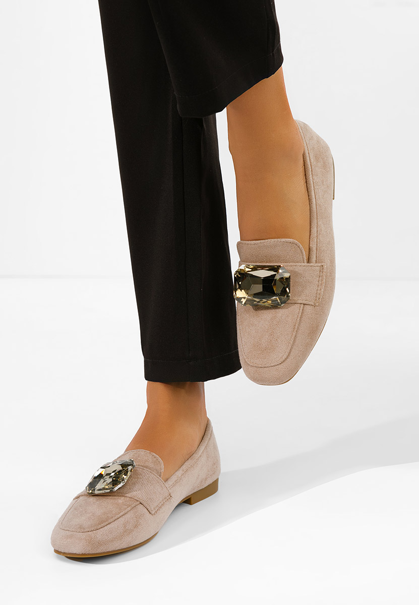 Μοκασίνια  γυναικεια Olimia χακι