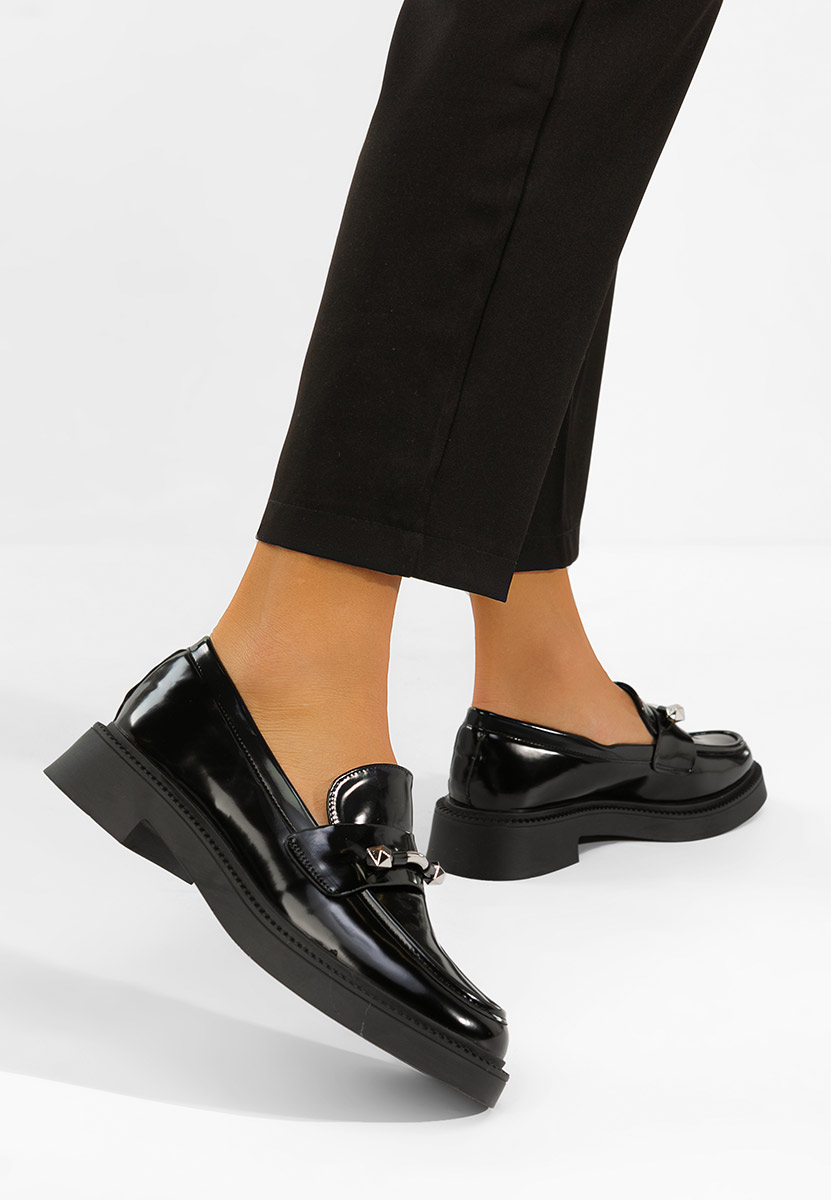 Loafers γυναικεια Letissia μαύρα